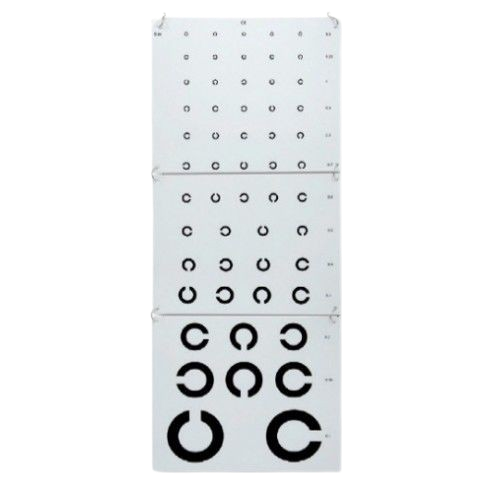 Tabula redzes asuma pārbaudei, COMED 3m