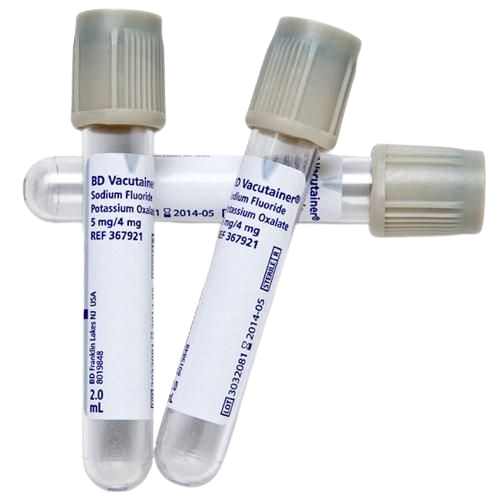 BD Vacutainer® Fluoride/Oxalate, grey, 4 ml, 100 pcs.