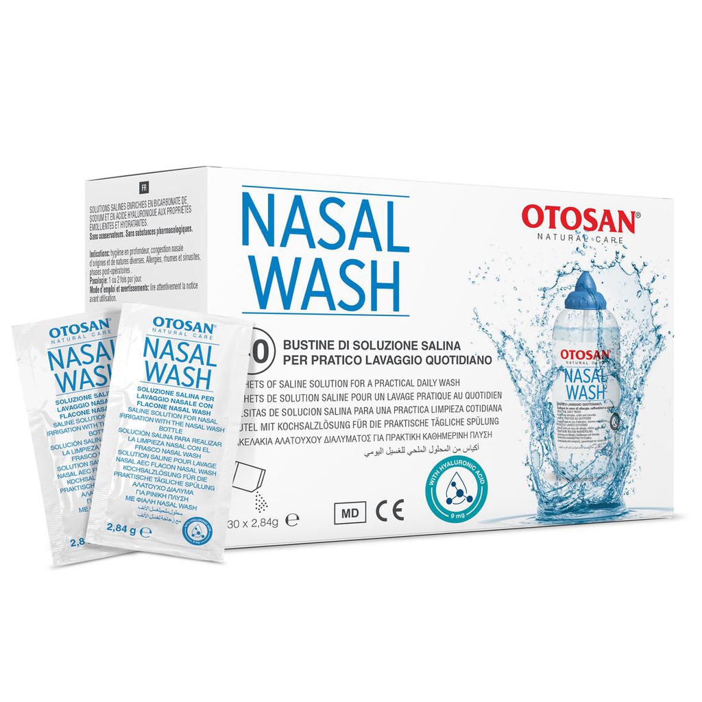 Otosan Nasal Wash Kit maisījums deguna dobuma skalošanai uzpildpakas 30gab.