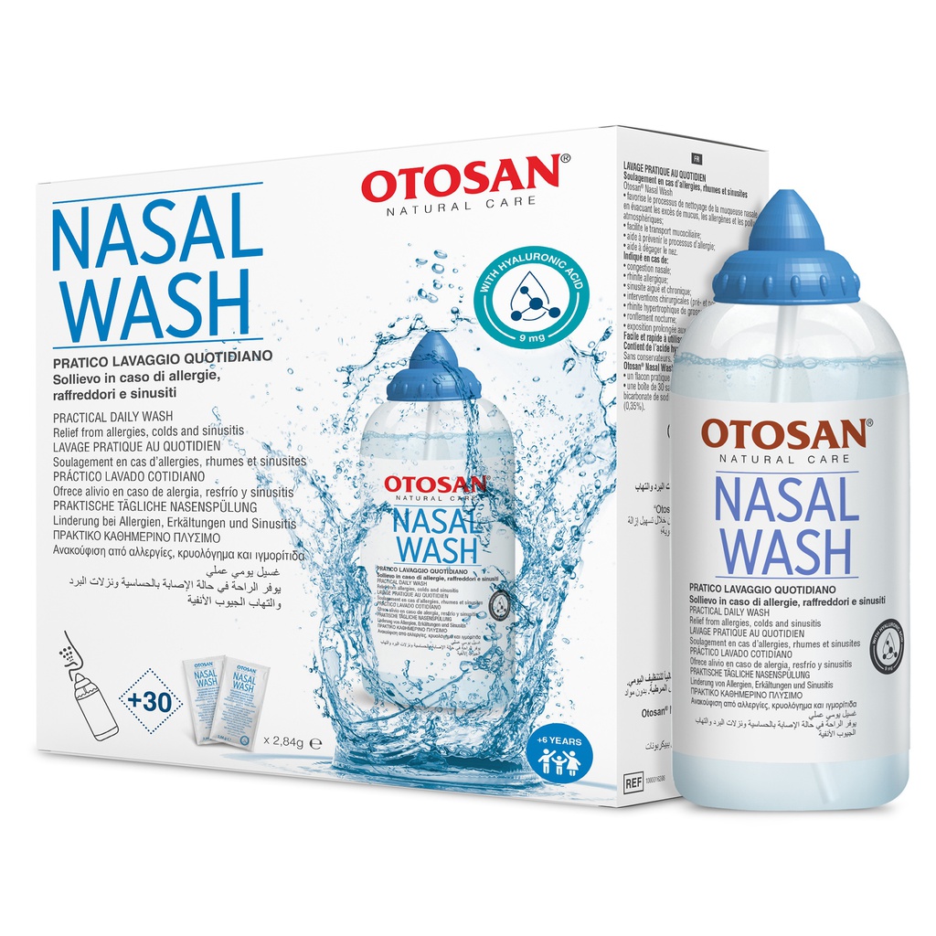 Otosan Nasal Wash Kit deguna dobuma skalošanas komplekts