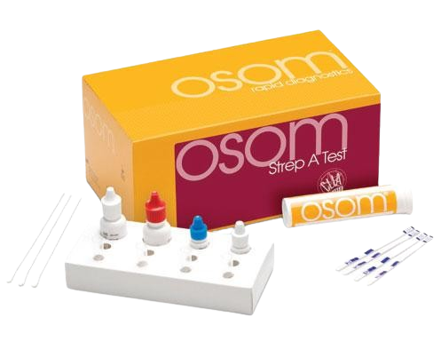 OSOM STREP - A grupas streptokoku antigēna noteikšanai, 50 gab.