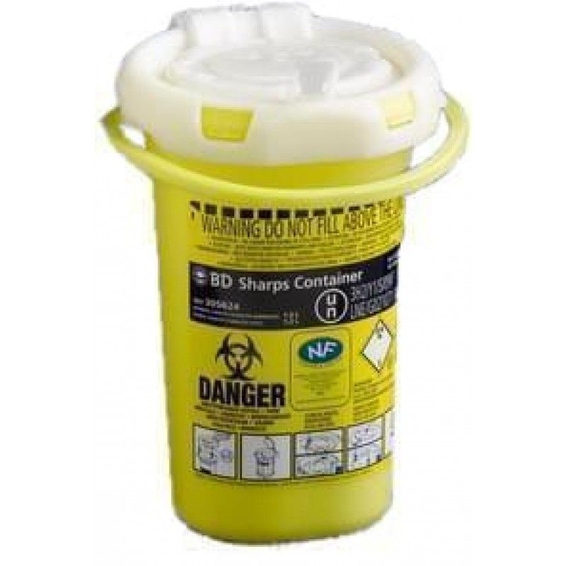 BD Sharps Disposal Container, 1,5L, 40 pcs.