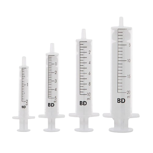 BD Discardit II™ Luer Slip Šļirce 5 ml, bez adatas, 100 gab.