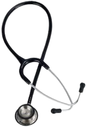 🎁️ [4200-01] Stetoskops Duplex 2.0, melns, alumīnija